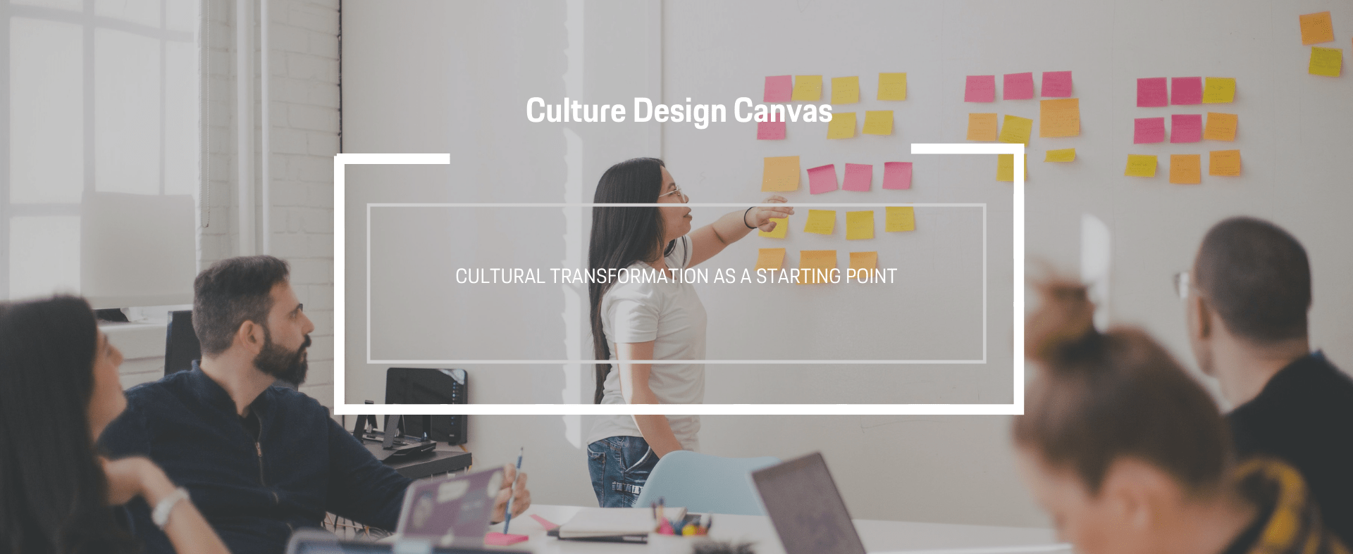 The Culture Design Canvas: Cultural transformation as a starting point.